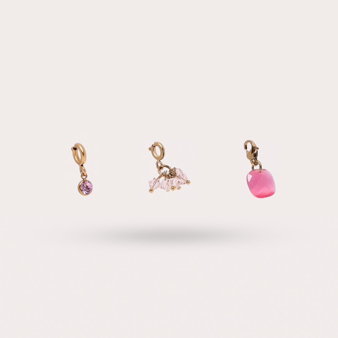 COFFRET CHARMS ROSE