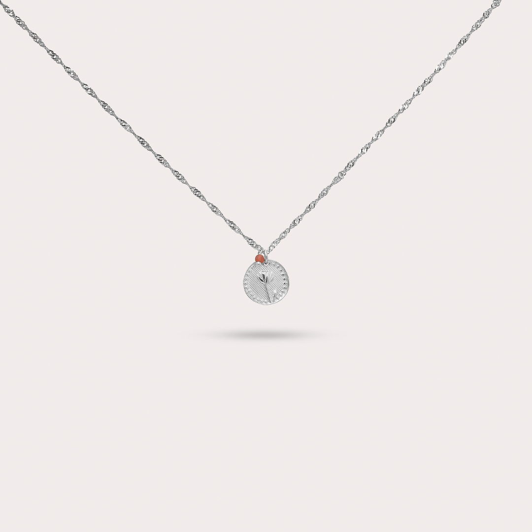 July: Water Lily - Carnelian