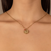 Janvier : Œillet - Agate Rouge