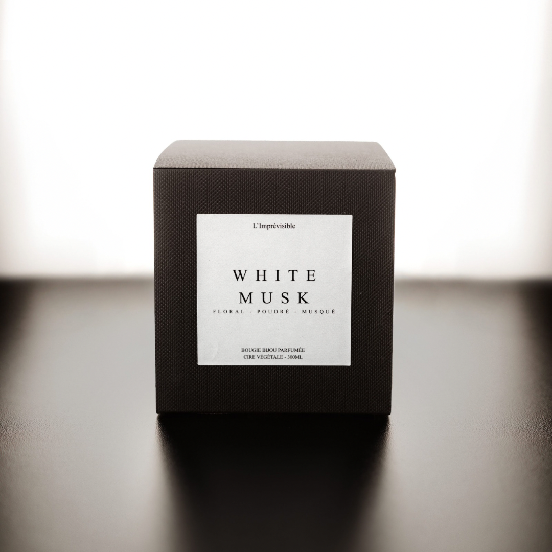 WHITE MUSK - Bougie Bijoux