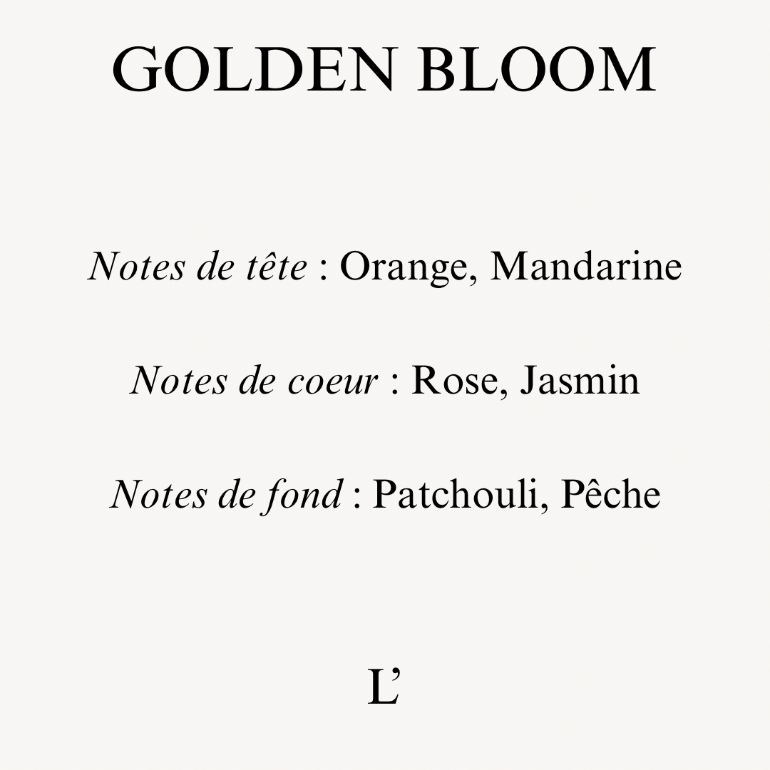 GOLDEN BLOOM - Bougie Bijoux