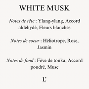WHITE MUSK - Bougie Bijoux