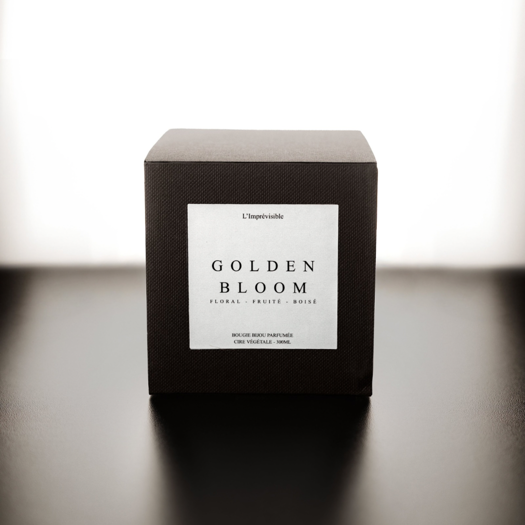 GOLDEN BLOOM - Bougie Bijoux
