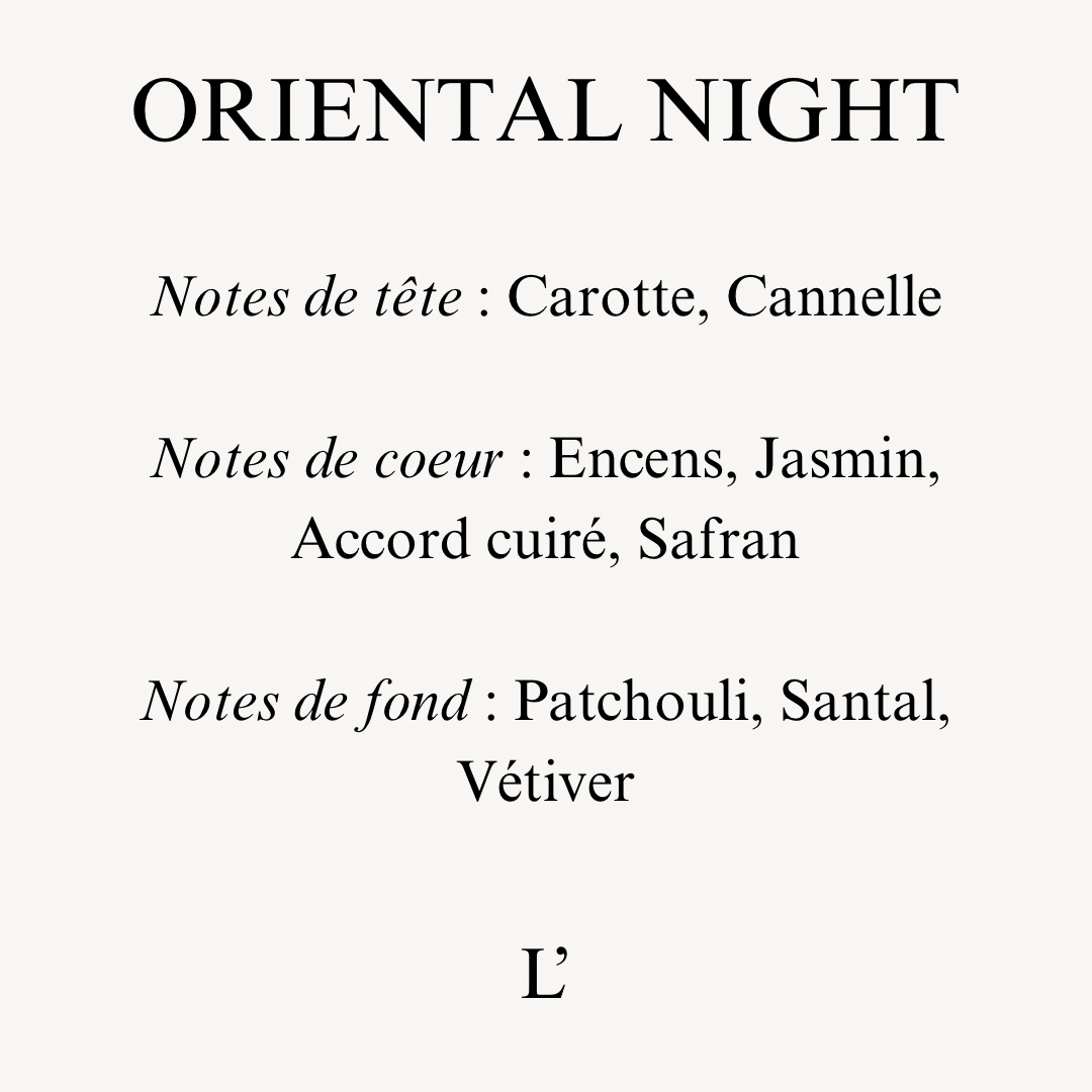 ORIENTAL NIGHT - Bougie Bijoux